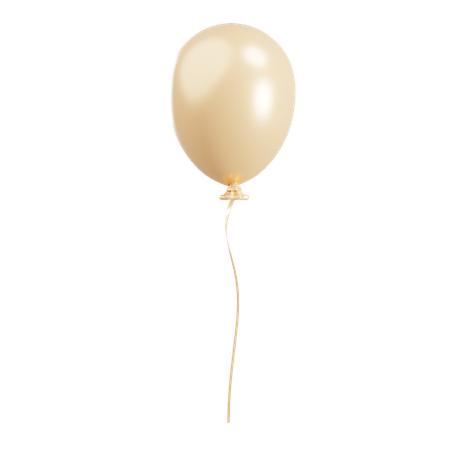 Globo beige  3D Icon