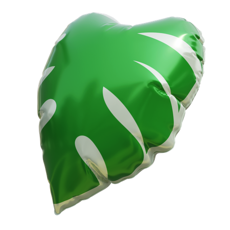 Globo con forma de monstera  3D Icon