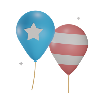 Globo con motivo de estados unidos  3D Illustration