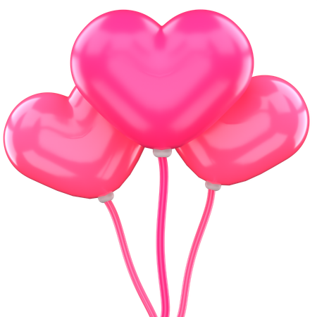 Globo de amor  3D Icon