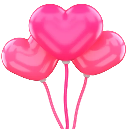 Globo de amor  3D Icon