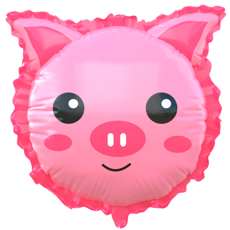 Globo de cerdo  3D Icon