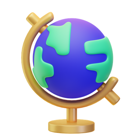 Globo de estudo  3D Icon