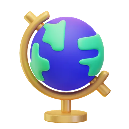 Globo de estudo  3D Icon