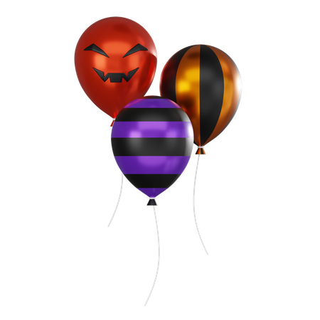 Globo de halloween  3D Icon