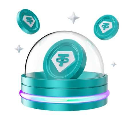 Globo de moedas  3D Icon