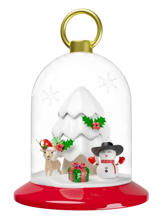 Globo de neve  3D Illustration