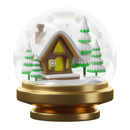 Globo de neve  3D Icon