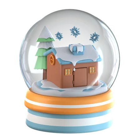 Globo de neve  3D Icon