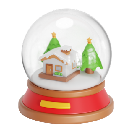 Globo de neve  3D Icon