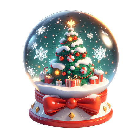 Globo de neve  3D Icon