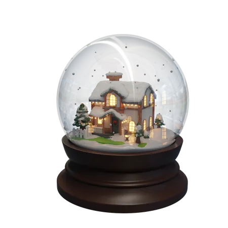 Globo de neve  3D Icon