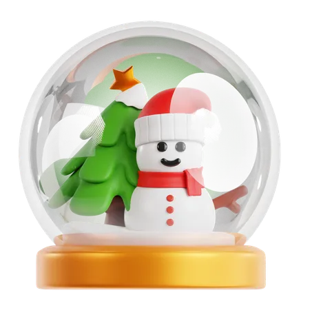 Globo de neve  3D Icon