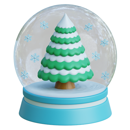 Globo de neve  3D Icon