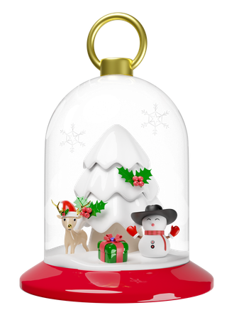Globo de neve  3D Icon