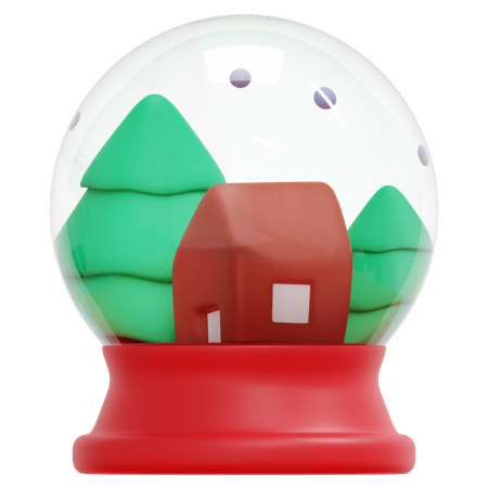 Globo de neve  3D Icon