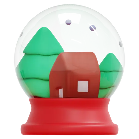 Globo de neve  3D Icon