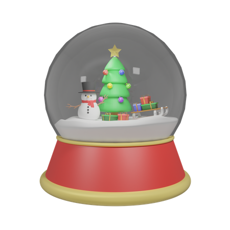 Globo de neve  3D Icon