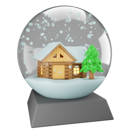 Globo de neve  3D Icon