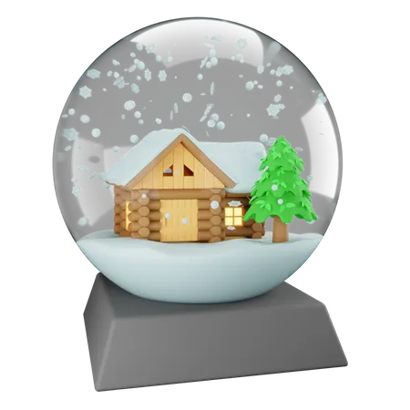 Globo de neve  3D Icon