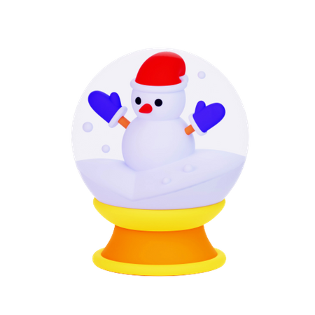 Globo de neve  3D Icon