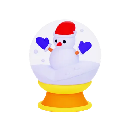 Globo de neve  3D Icon