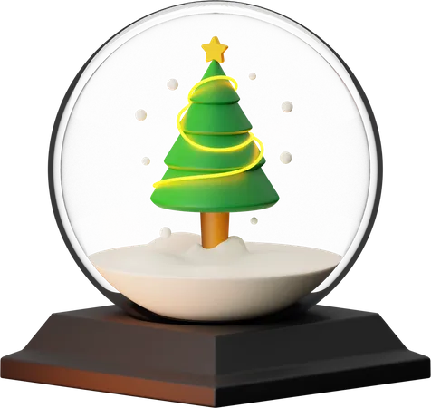 Globo de neve de natal  3D Icon