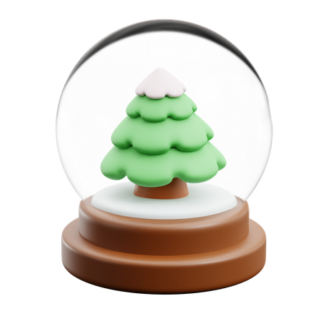 Globo de nieve  3D Icon