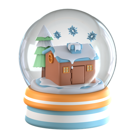 Globo de nieve  3D Icon