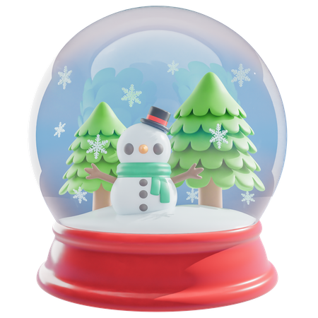 Globo de nieve  3D Icon