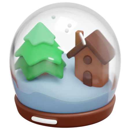 Globo de nieve  3D Icon