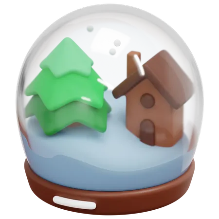 Globo de nieve  3D Icon