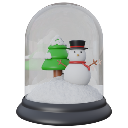 Globo de nieve  3D Icon