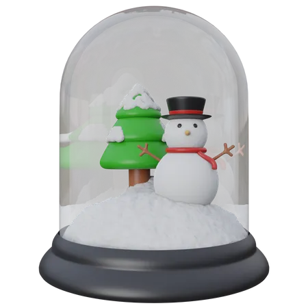 Globo de nieve  3D Icon