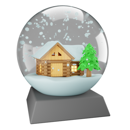 Globo de nieve  3D Icon