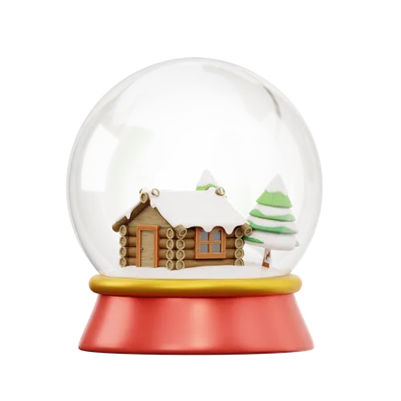 Globo de nieve  3D Icon