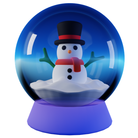 Globo de nieve  3D Icon