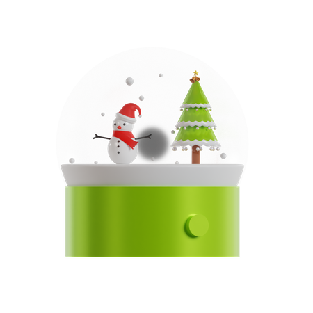 Globo de nieve  3D Icon