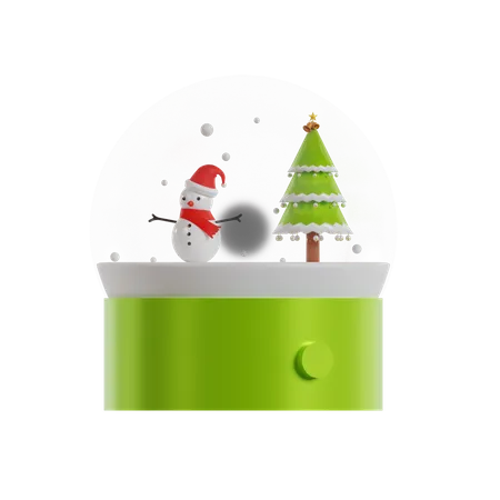 Globo de nieve  3D Icon