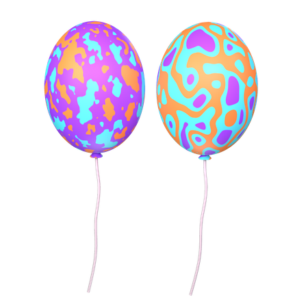 Globo de pascua  3D Icon