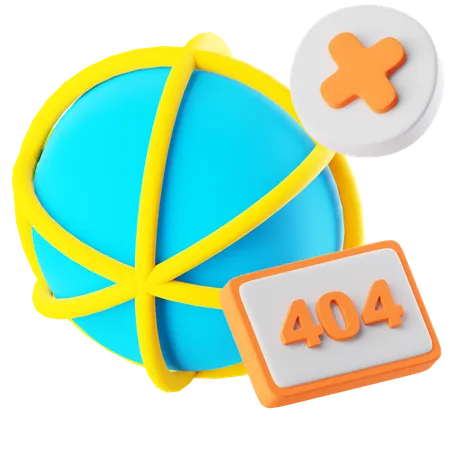 Globo desconectado  3D Icon