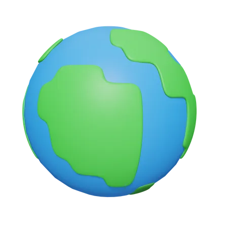 Globo terraqueo  3D Icon