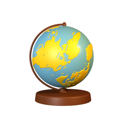 Globo terraqueo  3D Icon