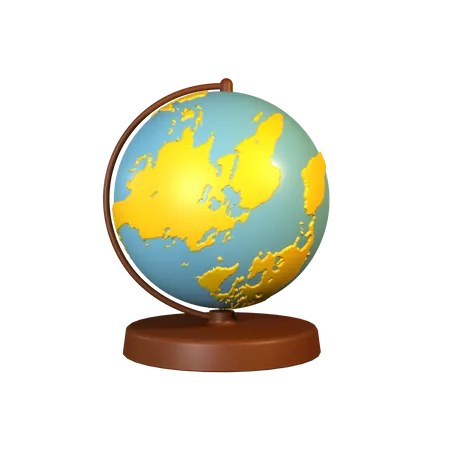 Globo terraqueo  3D Icon