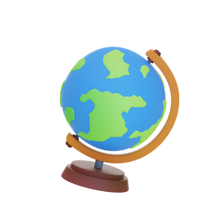 Globo Mundial  3D Icon