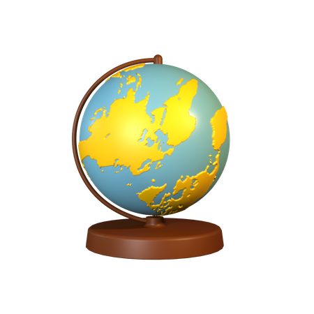 Globo Mundial  3D Icon