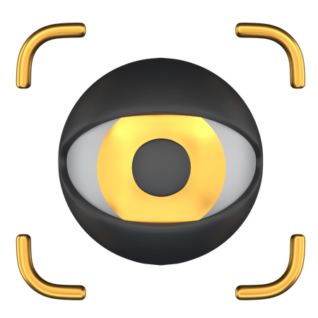 Globo ocular  3D Icon