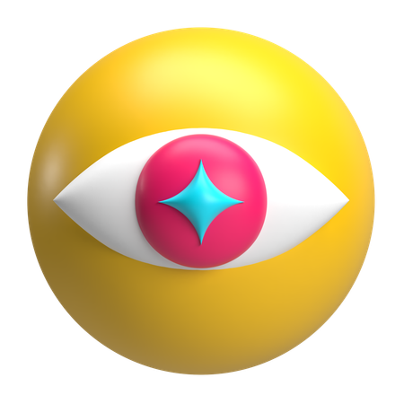 Globo ocular  3D Icon