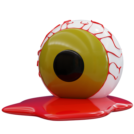 Globo ocular assustador de Halloween  3D Icon