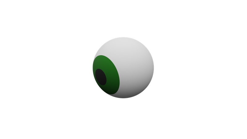 Globo ocular de halloween  3D Icon